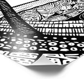 eine ruhige Hängematte Fotodruck (Ecke)