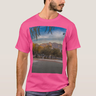Eine ruhige Landschaft vereint einen Park bei Sonn T-Shirt
