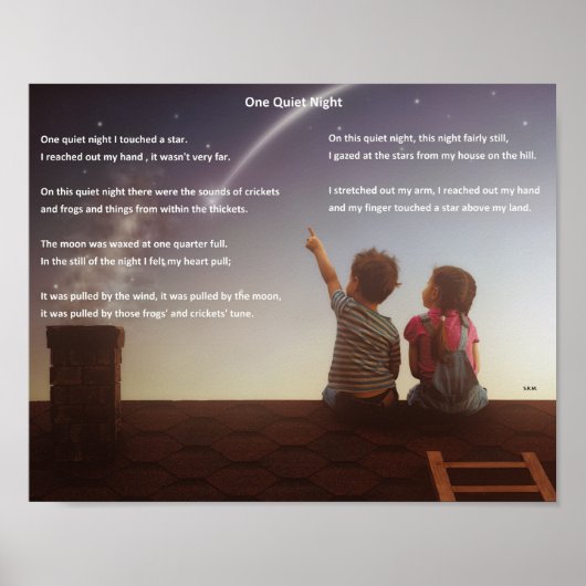 Eine ruhige Nacht Poster (Vorne)