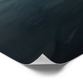 Eine ruhige und faszinierende Alpenlandschaft Poster (Ecke)