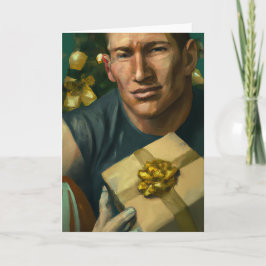 Eine ruhmby Christmas - Rugby Grußkarte Feiertagskarte