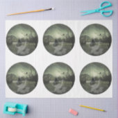 Eine runde gothische Halloween-Serie Design 8 Seidenpapier (Basteln)