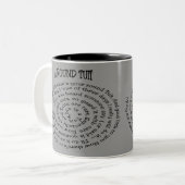 Eine runde Tasse (Vorderseite Links)