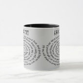 Eine runde Tasse (Zentrum)