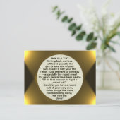 Eine runde Tube ~ Postkarte (Stehend Vorderseite)