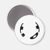 Eine Runde zu diesem Magnet (Vorderseite/Rückseite)