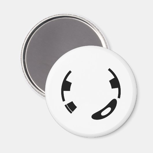 Eine Runde zu diesem Magnet (Vorderseite/Rückseite)