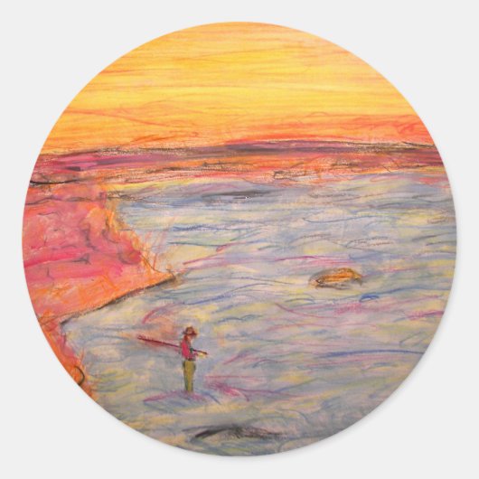 eine runder aufkleber (Vorderseite)