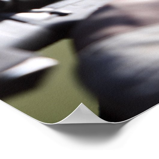 Eine Rundfliege aus der Kammer eines M-16A2 Poster (Ecke)