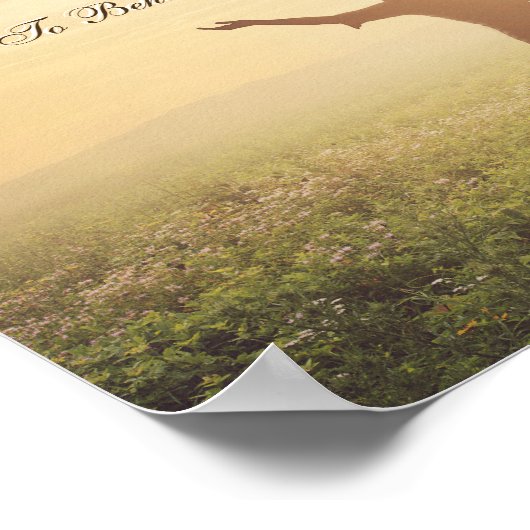 Eine Sache, die ich vom Herrn gewünscht habe, Psal Poster (Ecke)