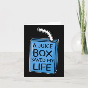 Eine Saftbox Rettete mein Lebensdiabetes-Bewusstse Karte