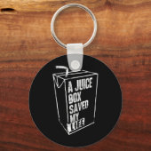 Eine Saftbox Rettete meinen Lebensblutzucker Diabe Schlüsselanhänger (Vorderseite)