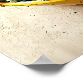 Eine Salatschüssel mit Sukkulenten Poster (Ecke)