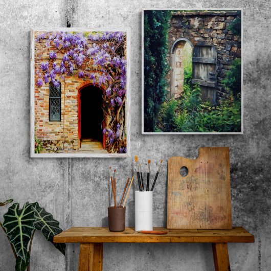 Eine Sammlung geheimer Passagen Bilderwand Sets