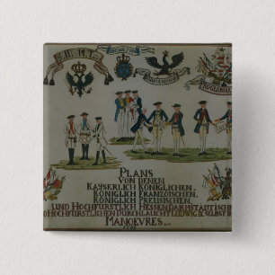 Eine Sammlung maneouvre Pläne Button