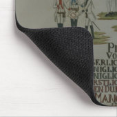 Eine Sammlung maneouvre Pläne Mousepad (Ecke)