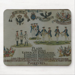 Eine Sammlung maneouvre Pläne Mousepad