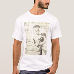 Eine Sammlung von acht illustrierten Buchstaben zu T-Shirt