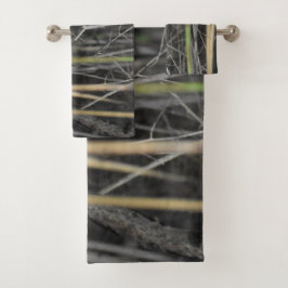 Eine Sammlung von bewaldeten Fluchtwegen Badhandtuch Set