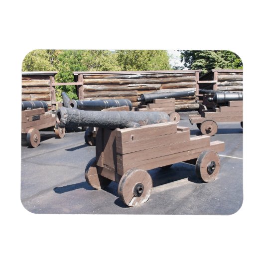 Eine Sammlung von Cannons Magnet (Horizontal)