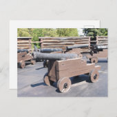 Eine Sammlung von Cannons Postkarte (Vorne/Hinten)