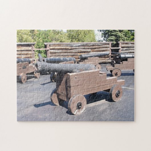 Eine Sammlung von Cannons Puzzle (Horizontal)