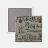 Eine Sammlung von Manövrierplänen Magnet (Vorderseite/Rückseite)