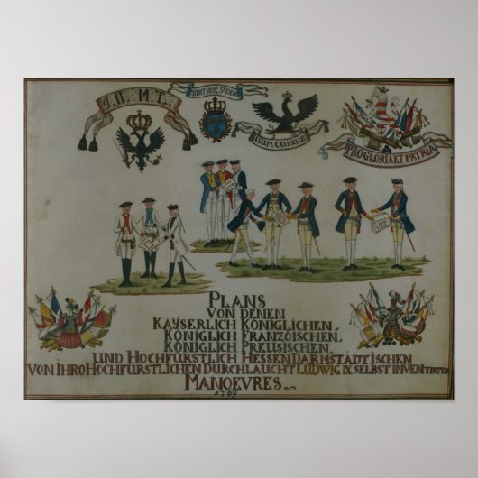 Eine Sammlung von Manövrierplänen Poster (Vorne)