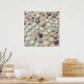 Eine Sammlung von Muscheln Poster (Küche)