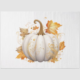 Eine Sammlung von Pumpkin-Entwürfen für den Herbst Seidenpapier