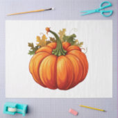 Eine Sammlung von Pumpkin-Entwürfen für den Herbst Seidenpapier (Basteln)