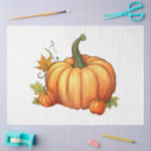 Eine Sammlung von Pumpkin-Entwürfen für den Herbst Seidenpapier (Basteln)