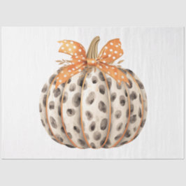 Eine Sammlung von Pumpkin-Entwürfen für den Herbst Seidenpapier