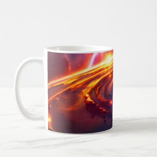 Eine Sammlung von Tasse des Sonnensystems (Links)