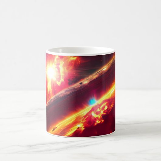 Eine Sammlung von Tasse des Sonnensystems (Mittel)