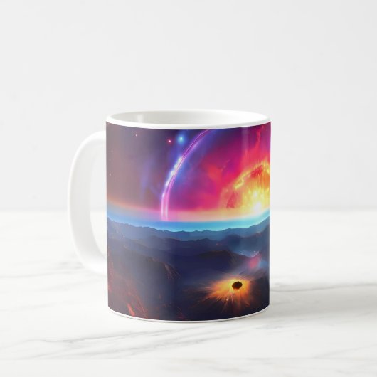 Eine Sammlung von Tasse des Sonnensystems (Vorderseite Links)