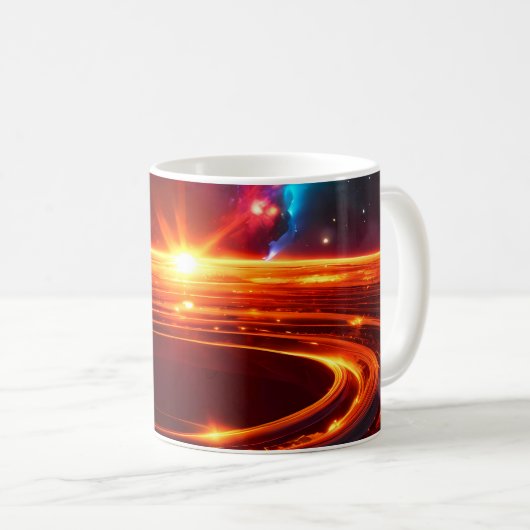 Eine Sammlung von Tasse des Sonnensystems (VorderseiteRechts)