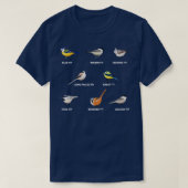 Eine Sammlung von Titten-Vögeln Vogelbeobachtung G T-Shirt (Design vorne)