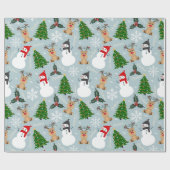 Eine Sammlung von Weihnachtsbildern Geschenkpapier (Flach)