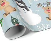 Eine Sammlung von Weihnachtsbildern Geschenkpapier (Rolleneckpunkt)