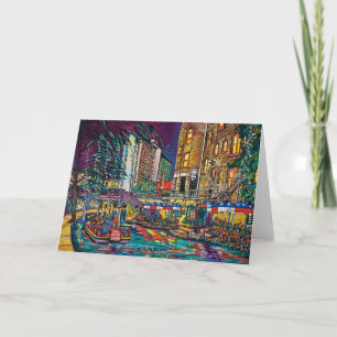 Eine San- Antonioweihnachtsgruß-Karte Feiertagskarte