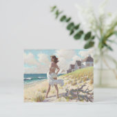 Eine sanfte Brise Postkarte (Stehend Vorderseite)