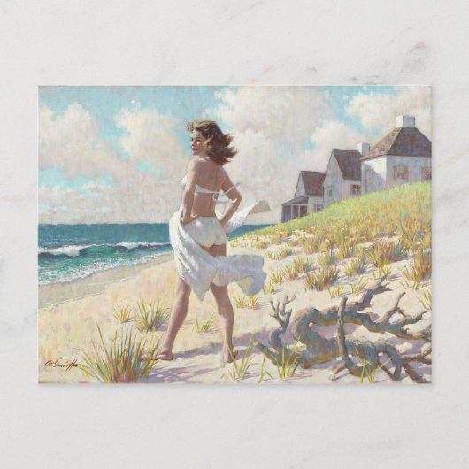 Eine sanfte Brise Postkarte (Vorderseite)