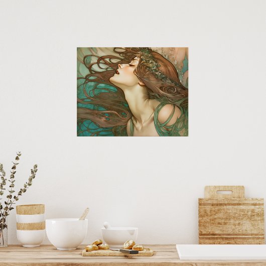 Eine Sängerin Poster (Küche)