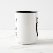 Eine Sarg-Bruch-Kaffee-Tasse haben Tasse (Zentrum)