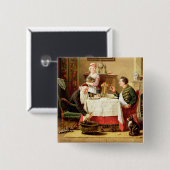 Eine Satisfying Mahlzeit, 1883 (Öl auf Leinwand) Button (Vorne & Hinten)