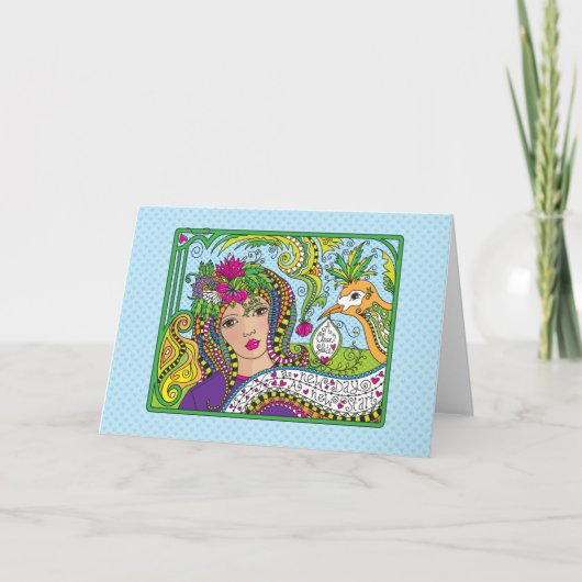 Eine saubere spät_grüßende Karte (Vorderseite)