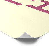 Eine saubere Zuhause ist eine glückliche Zuhause-S Poster (Ecke)