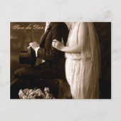 Eine Save the Date Postkarte der 1920er Jahre (Vorderseite)