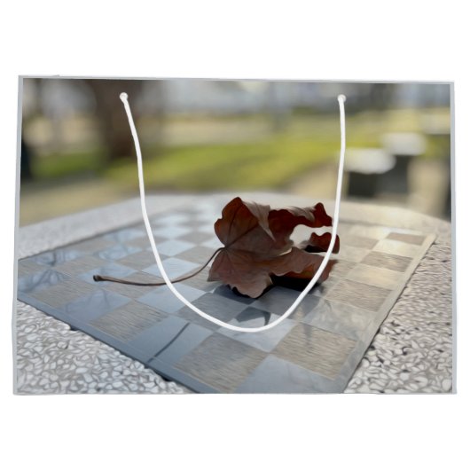 Eine Schachstunde Große Geschenktüte (Rückseite)